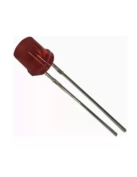 LED 5MM ROJO CILINDRICO DIFUSO