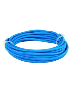 5 MTS CABLE FUNDA TEXTIL AZUL 0.75mm²