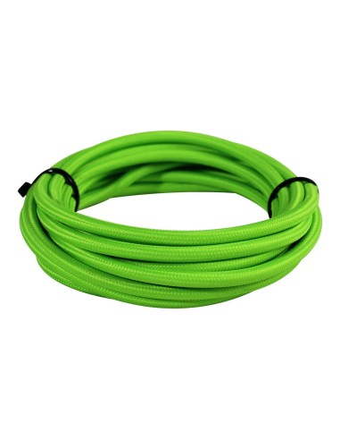 5MTS CABLE FUNDA TEXTIL VERDE 0.75mm²