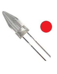 LED 5mm ROJO 100º  2.2V ROCKET