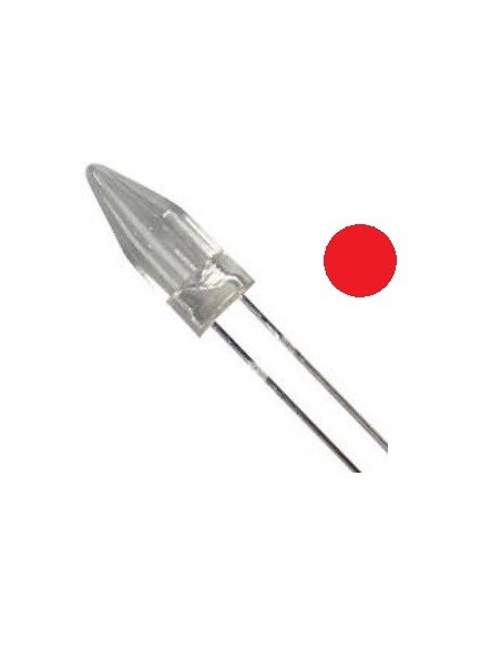 LED 5mm ROJO 100º  2.2V ROCKET