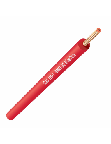 CABLE UNIPOLAR SILICONA 1X2.5mm² ROJO
