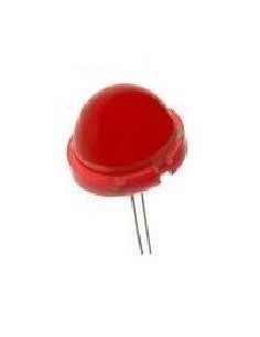 LED 20MM ROJO 6V  4-13MCD 20mA 120º DIFUSO