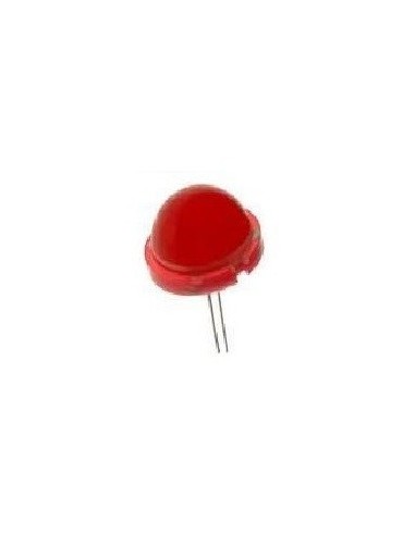 LED 20MM ROJO 6V  4-13MCD 20mA 120º DIFUSO