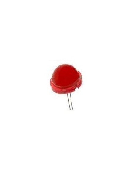 LED 20MM ROJO 6V  4-13MCD 20mA 120º DIFUSO