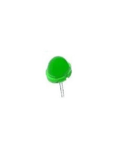 LED VERDE 20mm 6V 2.8CD 20mA 120º DIFUSO
