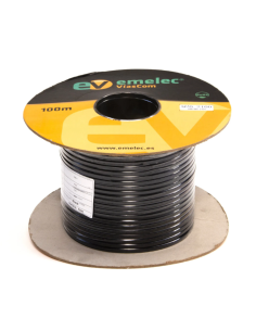 100 MTS MANGUERA PLANA 2X1mm² NEGRO 2