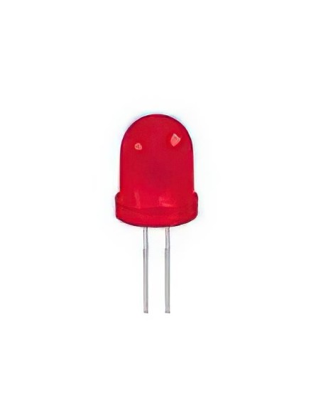 LED ROJO 8MM 2V5 40-150MCD DIFUSO