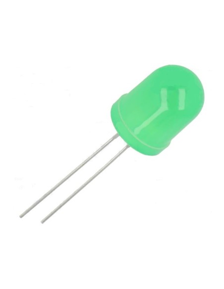 LED 10MM VERDE 2V5 DIFUSO