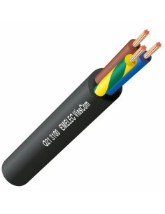 CABLE 3X1mm² H05VV-F UNE 21031 NEGRO