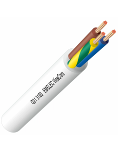 CABLE 3X1mm² H05W-F UNE 21031 BLANCO