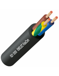 MANGUERA FLEXIBLE 3X2.50mm² H05V V-F NEGRO