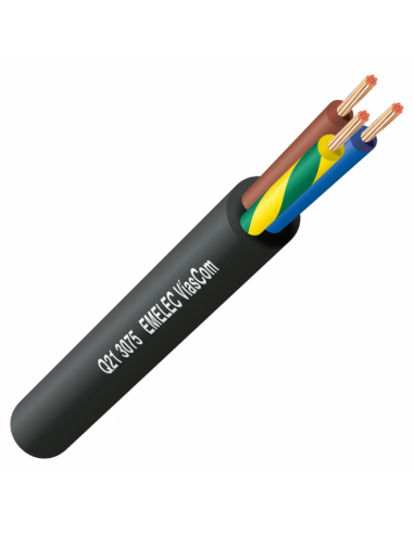 100 MTS CABLE 3X0.75mm² NEGRO