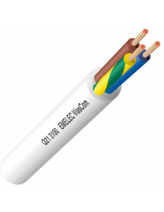 100 MTS CABLE CORRIENTE 3X1mm² BLANCO