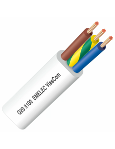 100MTS MANGUERA PLANA 3X1mm² BLANCO