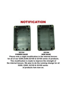 CAJA ESTANCA 115X65X40mm GRIS CLARO POLICARBONATO 2