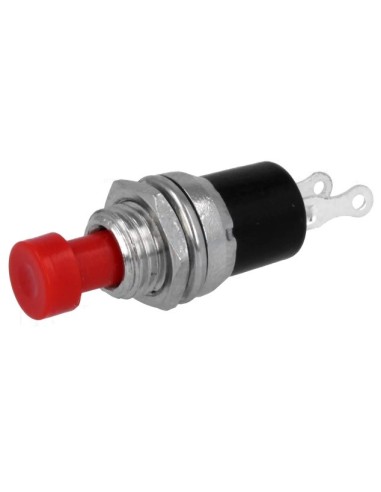 PULSADOR ROJO ABIERTO 1A-250V OFF-(ON)