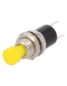 PULSADOR AMARILLO Abierto 1A-250V OFF-(ON)