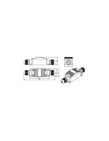 CAJA TERMINALES 2VIAS IP68