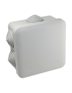 CAJA 80X80X40MM 6 CONOS IP55-