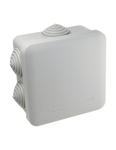 CAJA 80X80X40MM 6 CONOS IP55-