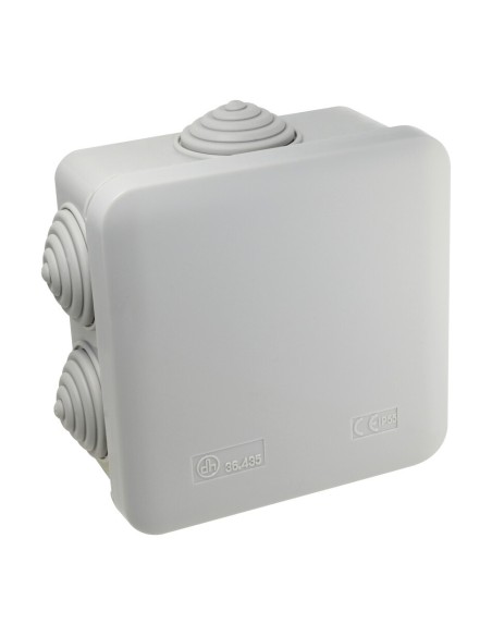 CAJA 80X80X40MM 6 CONOS IP55-