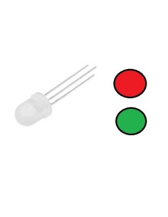 LED BICOLOR 8MM ROJO VERDE 3CT DIFUSO