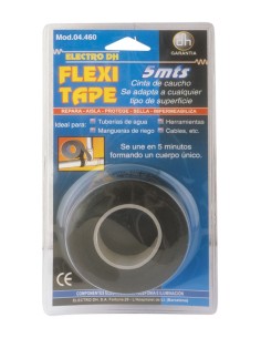 CINTA VULCANIZABLE DE CAUCHO FLEXIBLE 5MT x 20MM