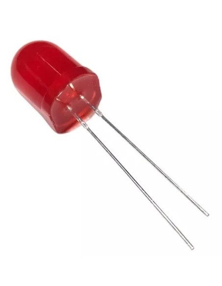 LED 10MM ROJO 2.5V DIFUSO