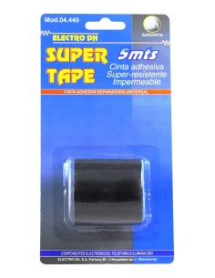 CINTA ADHESIVA SUPER RESISTENTE 5M NEGRA