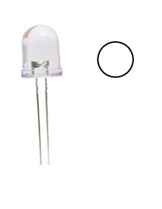 LED BLANCO FRIO 10MM 9CD DIFUSO