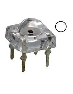 LED PIRAÑA BLANCO 9LM 130º 3V2 TRANSPARENTE