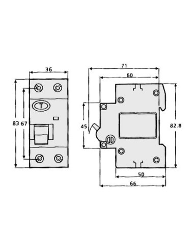 INTERRUPTOR DIFERENCIAL 1P&N 40A 230V