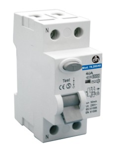 INTERRUPTOR DIFERENCIAL 1P&N 25A 230V