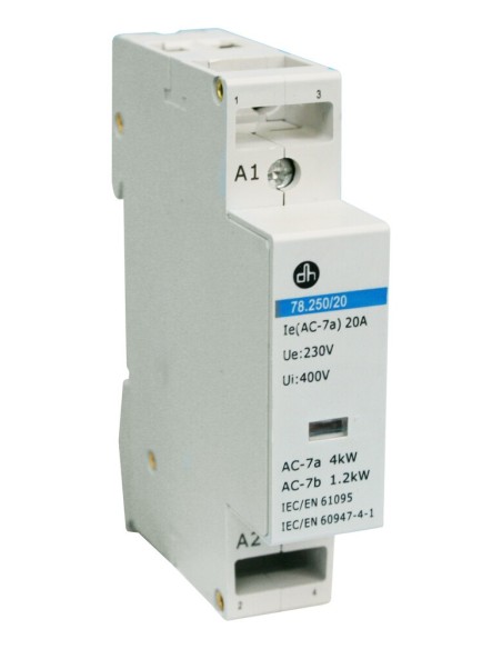 CONTACTOR 230V 20A 2 POLOS N.A