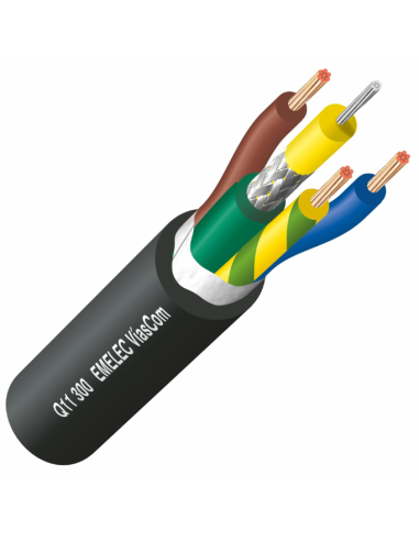 100M. Cable de Vídeo Digital 24AWG + Alimentación 0,75 mm²