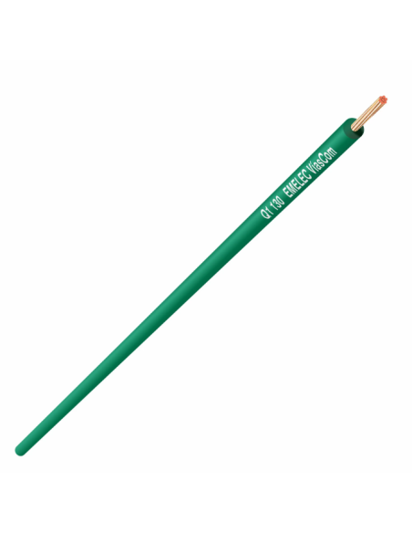 CABLE 1X0.22 mm² VERDE MULTIFILAR FLEXIBLE 250V