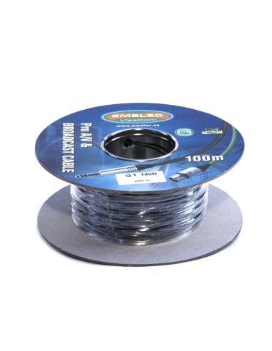 BOBINA DE 200Mts CABLE 1X0.5mm² GRIS MULTIFILAR FLEXIBLE 300-500V