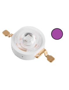 LED SMD ULTRAVIOLETA 1W 2.85V-4V1 350mA 390-410nm 130º