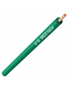 BOBINA DE 200Mts CABLE 1mm² VERDE MULTIFILAR FLEXIBLE 300-500V