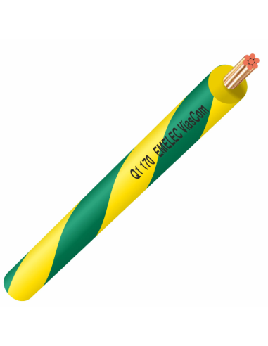 BOBINA DE 200Mts CABLE CONEXIÓN 2.5mm² 450-750V Amarillo-Verde