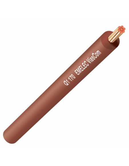 BOBINA DE 200Mts CABLE CONEXION 2.5mm² MARRON 450-750V