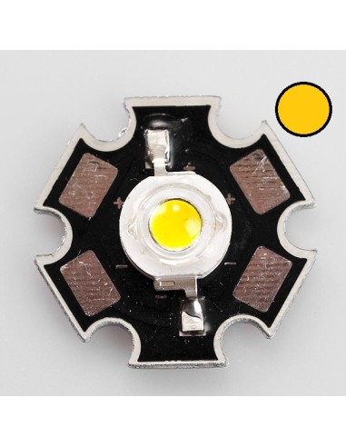 LED 3W AMBAR 113LM 2.5V 0.7A