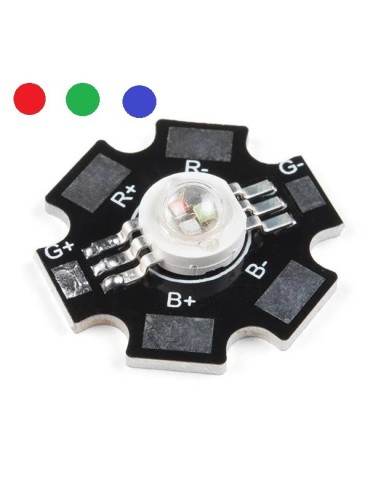 LED RGB 3W (2.5V-3.5V-3.5V) 350mA