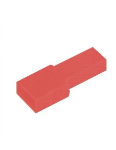 FUNDA TERMINALES HEMBRA 6.3mm ROJA