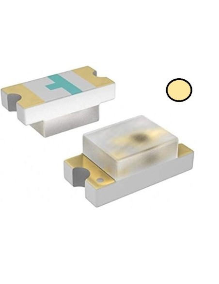 LED SMD 0805 BLANCO CALIDO 3.5V