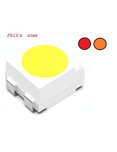 LED ROJO-AMBAR SMD PLCC4 3,5x2,8x1,9mm 2.2V 2.5V 20mA