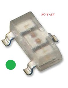 LED SMD SOT-23 VERDE 3V 5-20mA