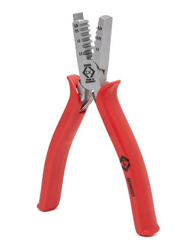 CRIMPADORA C&K  PUNTERAS  0.25-2.5mm²