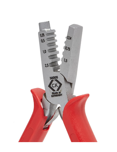 CRIMPADORA C&K  PUNTERAS  0.25-2.5mm²